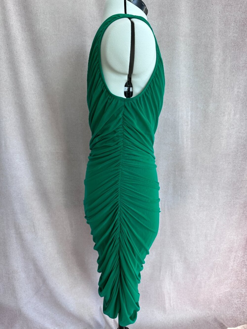Emerald Green PRETTYGARDEN One Shoulder Midi Dresses for Women Summer, L - Picture 3 of 6